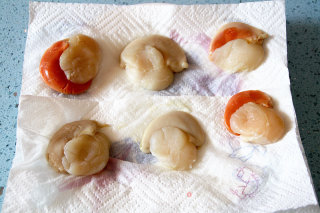 【香煎扇贝配清甜豌豆泥 】的做法步骤：3
