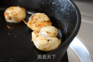 【香煎扇贝配清甜豌豆泥 】的做法步骤：12