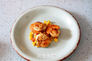 【香煎扇贝配清甜豌豆泥 】的做法步骤：13