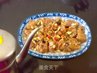 豆豉虾米蒸排骨的做法步骤：6