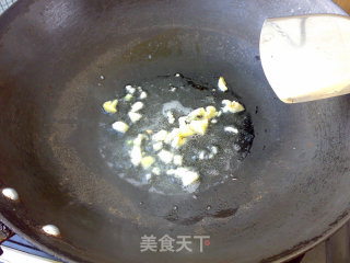 芥兰爆河虾的做法步骤：2