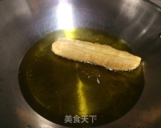 懒熊食谱—糯米包油条的做法步骤：1