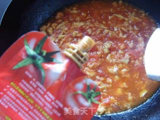 番茄鸡蛋酱拌面的做法步骤：7