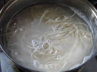 番茄鸡蛋酱拌面的做法步骤：9