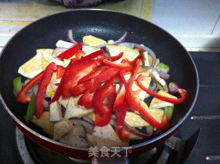 回锅豆腐的做法步骤：7