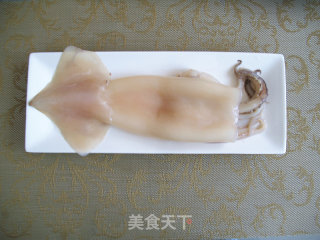 浇汁鱿鱼的做法步骤：2
