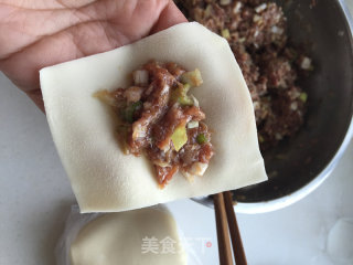 牛肉大葱馄饨的做法步骤：5