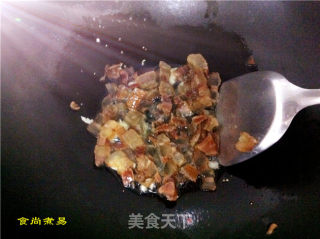 腊肉炒芥菜心的做法步骤：6