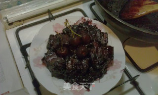 蓝莓焖五花肉的做法步骤：13