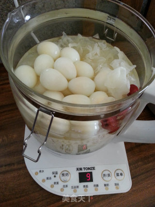 银耳鹌鹑蛋的做法步骤：5
