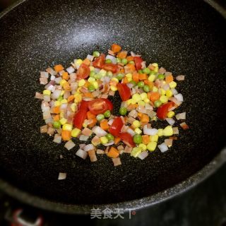 培根番茄焗饭的做法步骤：3
