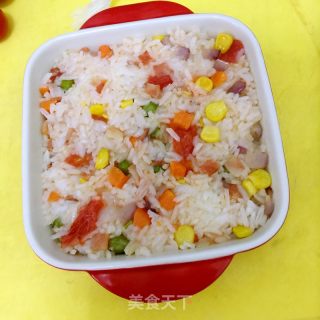 培根番茄焗饭的做法步骤：5