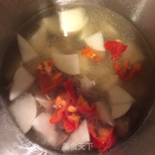 白萝卜炖羊肉的做法步骤：5