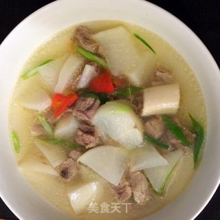 白萝卜炖羊肉的做法步骤：7