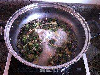 荠菜鸡蛋豆渣馅饼的做法步骤：3