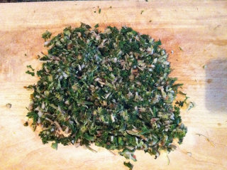 荠菜鸡蛋豆渣馅饼的做法步骤：4