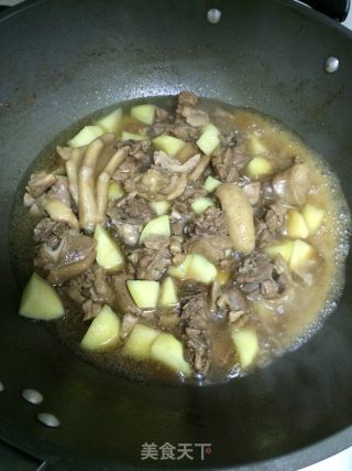 土豆焖鸭的做法步骤：7