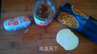 火腿意大利面的做法步骤：1
