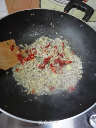 肉末酸豆角的做法步骤：4