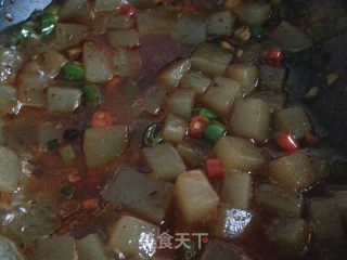 酱烧魔芋豆腐的做法步骤：15