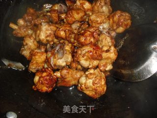 山药烧鸡翅根的做法步骤：6