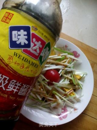 葱拌鸡蛋的做法步骤：6