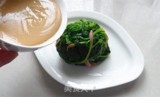 麻汁菠菜的做法步骤：6