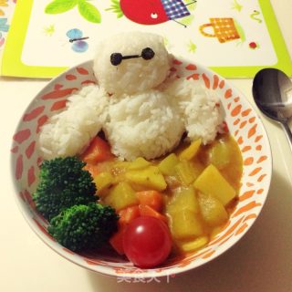 大白咖喱饭的做法步骤：8