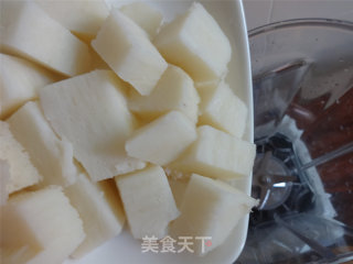换个花样吃山药——蓝莓山药泥的做法步骤：3