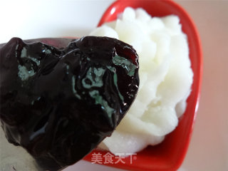 换个花样吃山药——蓝莓山药泥的做法步骤：7