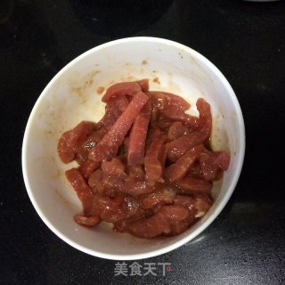 尖椒肉丝的做法步骤：4