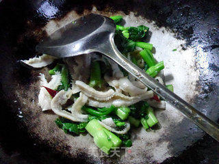 牛肚炒菜芯的做法步骤：7