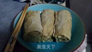 家庭版豆皮肉卷的做法步骤：8