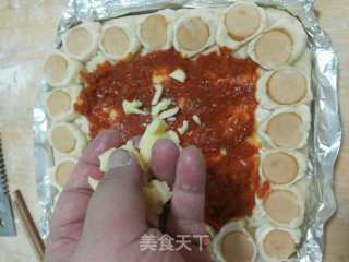花边披萨的做法步骤：22