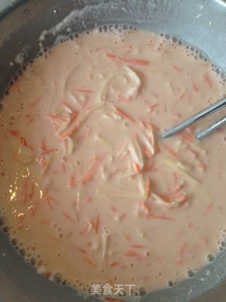 土豆胡萝卜饼的做法步骤：1