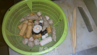 串串煮～～～日式关东煮的做法步骤：1