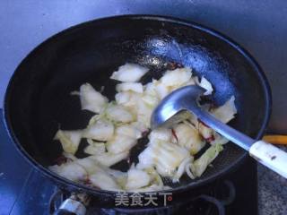 醋熘脆白菜的做法步骤：6