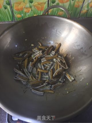 茭白炒鳝丝的做法步骤：6