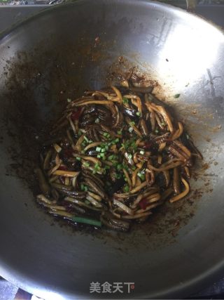 茭白炒鳝丝的做法步骤：10