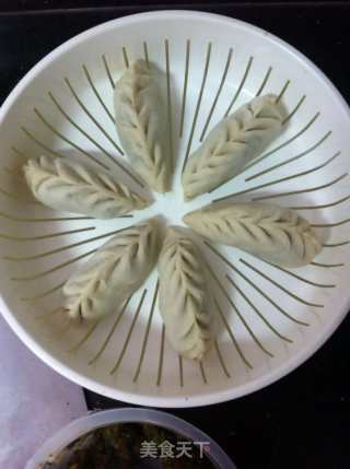 荠菜肉馅蒸饺的做法步骤：9