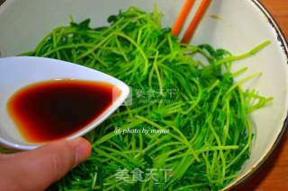 凉调豌豆苗的做法步骤：8