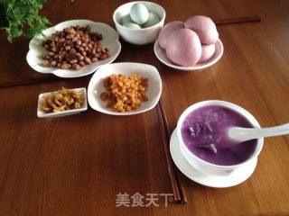 【手工·奶香紫薯馒头】的做法步骤：1