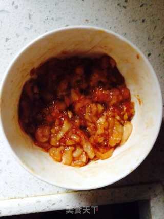 马苏里拉奶酪焗五彩菠萝饭的做法步骤：3