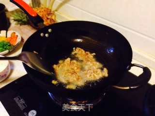马苏里拉奶酪焗五彩菠萝饭的做法步骤：5