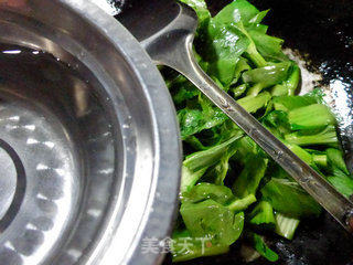 红培根炒菜芯的做法步骤：5