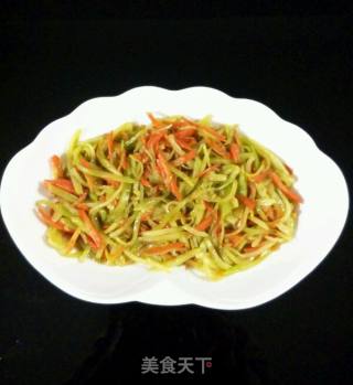 蒜蓉莴笋丝的做法步骤：6