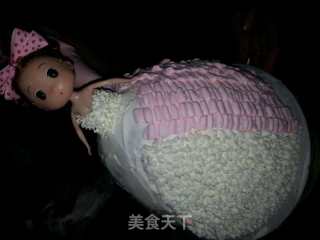 芭比娃娃生日蛋糕的做法步骤：5