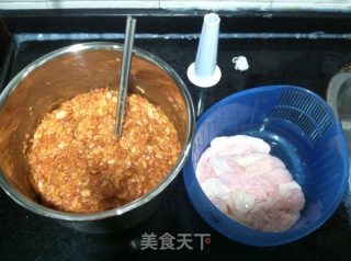 自制奥尔良香肠的做法步骤：6