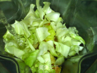 白菜橙子香蕉饮的做法步骤：5