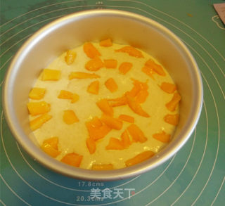 [芒果慕斯蛋糕】变着法的吃水果的做法步骤：9